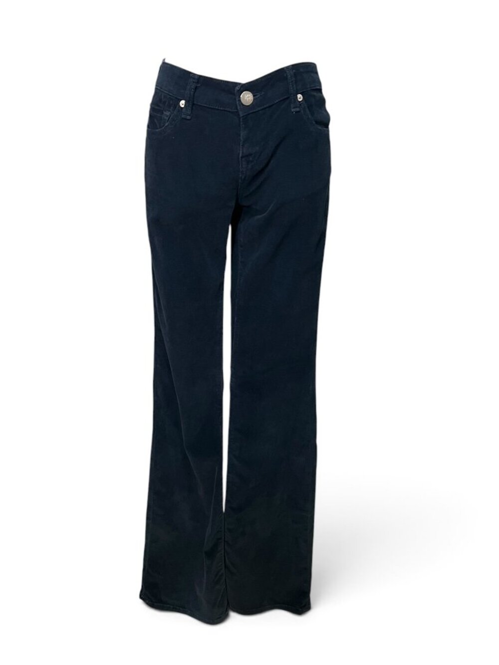David Kahn Navy Corduroy Wide Leg Flare Pants Size 25